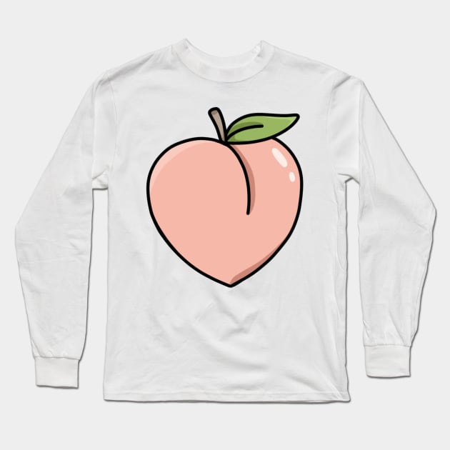 Peach Long Sleeve T-Shirt by Reeseworks